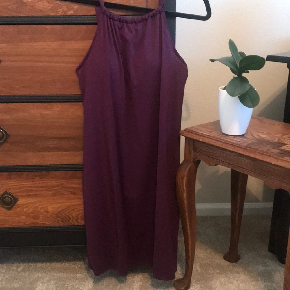 Athleta Halter Top Dress with Internal Bra